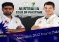 Australia's 2022 Tour to Pakistan