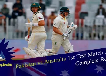 Pak vs Aus 1st Test Match 2022 Complete Results