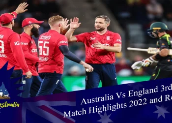 Australia Vs England 3rd T20 Match highlights 2022 and Results